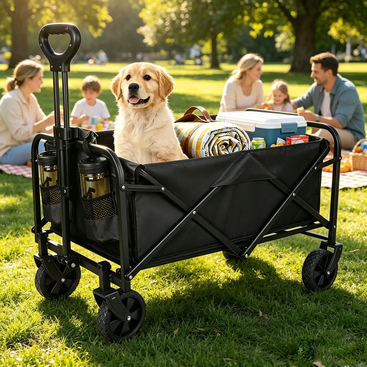 Carrito Plegable de Transporte 100L