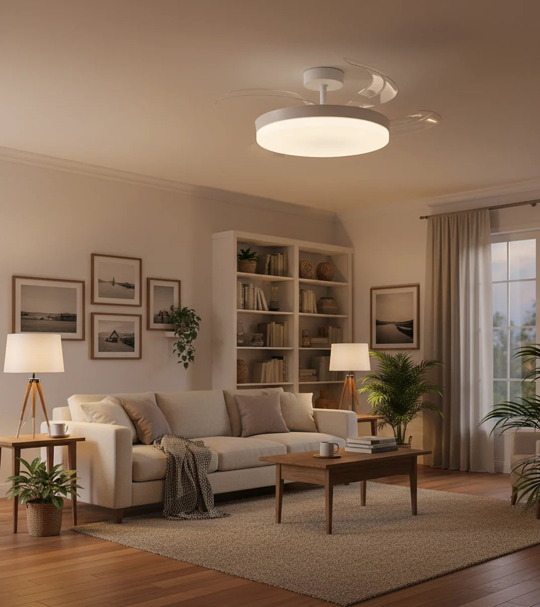 Ventilador de Techo con Luz LED 36W