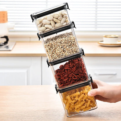 Set de Tarros Herméticos Organizadores de Cocina – Varios Tamaños