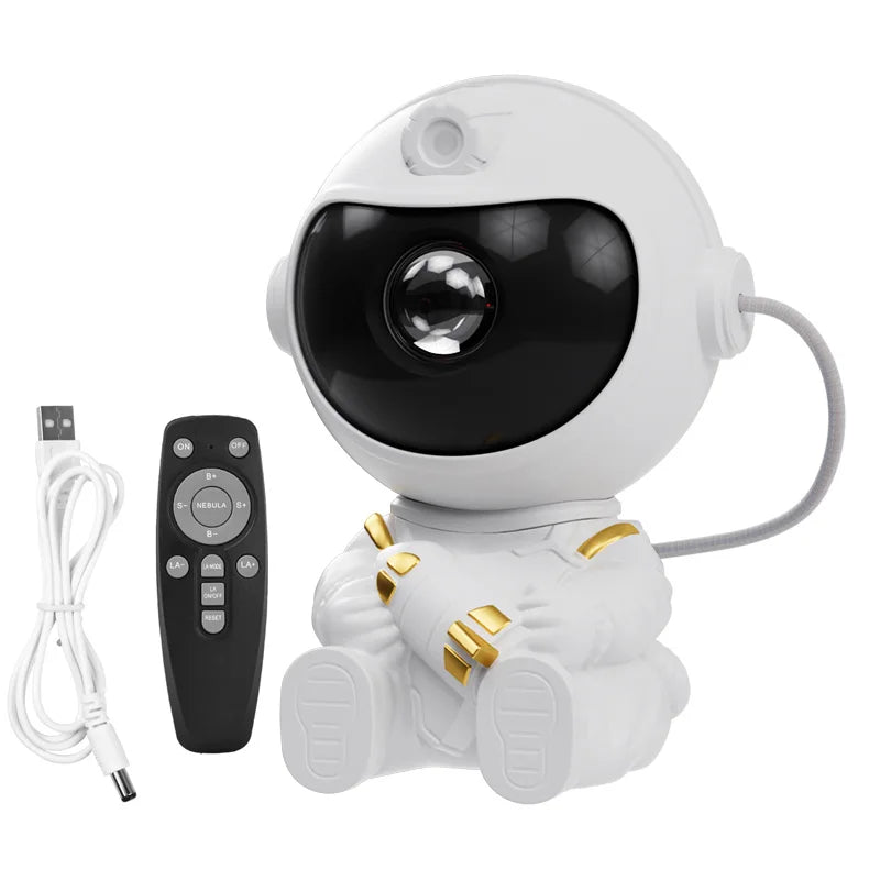 Proyector LED Estrellas y Galaxias Astronauta para Habitación Infantil