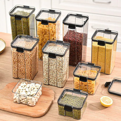 Set de Tarros Herméticos Organizadores de Cocina – Varios Tamaños