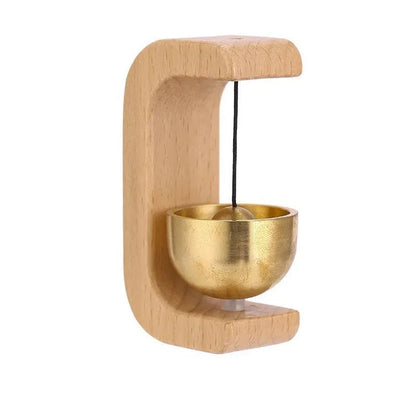 Campanilla de Viento Japonesa de Madera – Timbre Decorativo para Puerta y Hogar
