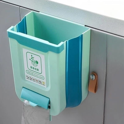 Cubo de Basura Plegable con Gancho