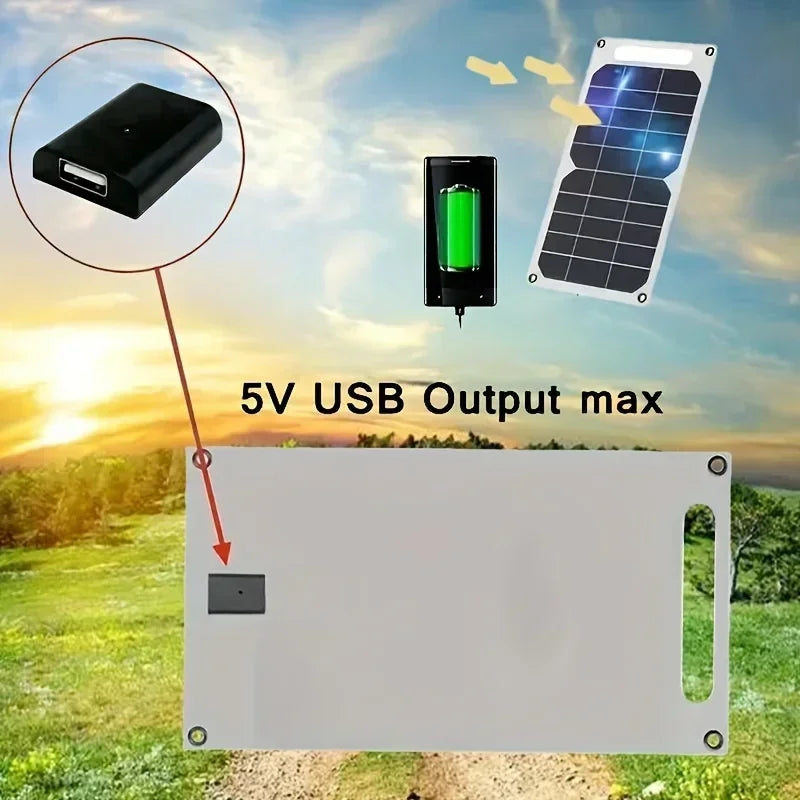 Panel Solar Portátil 35W Sunpower con USB 5V