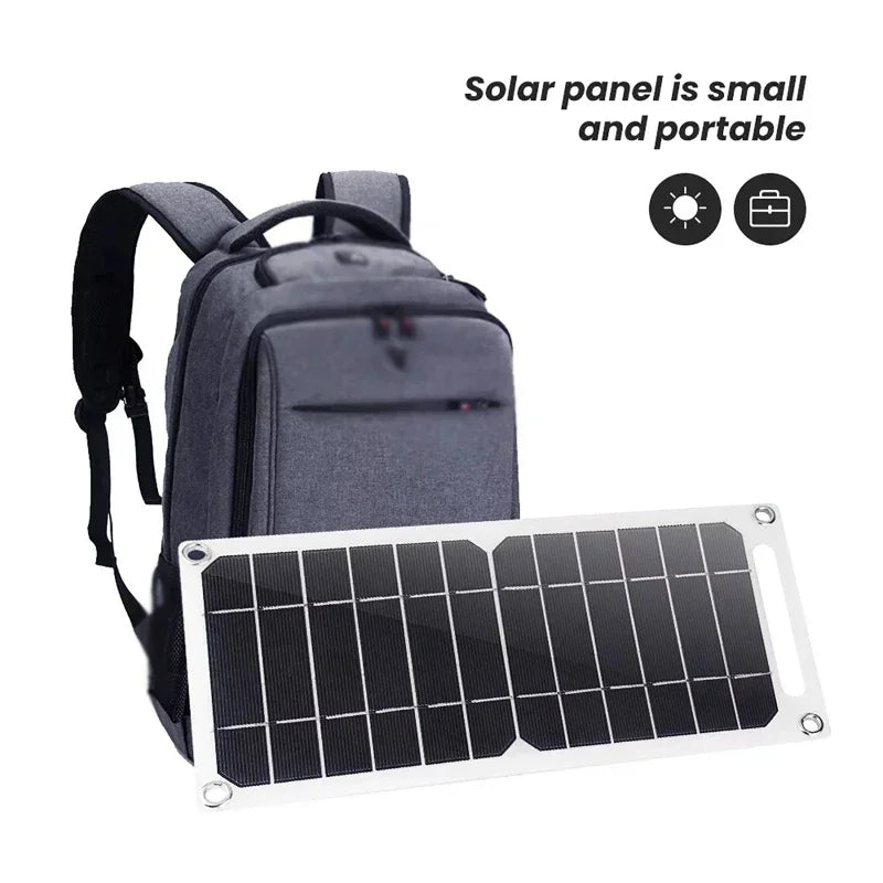 Panel Solar Portátil 35W Sunpower con USB 5V