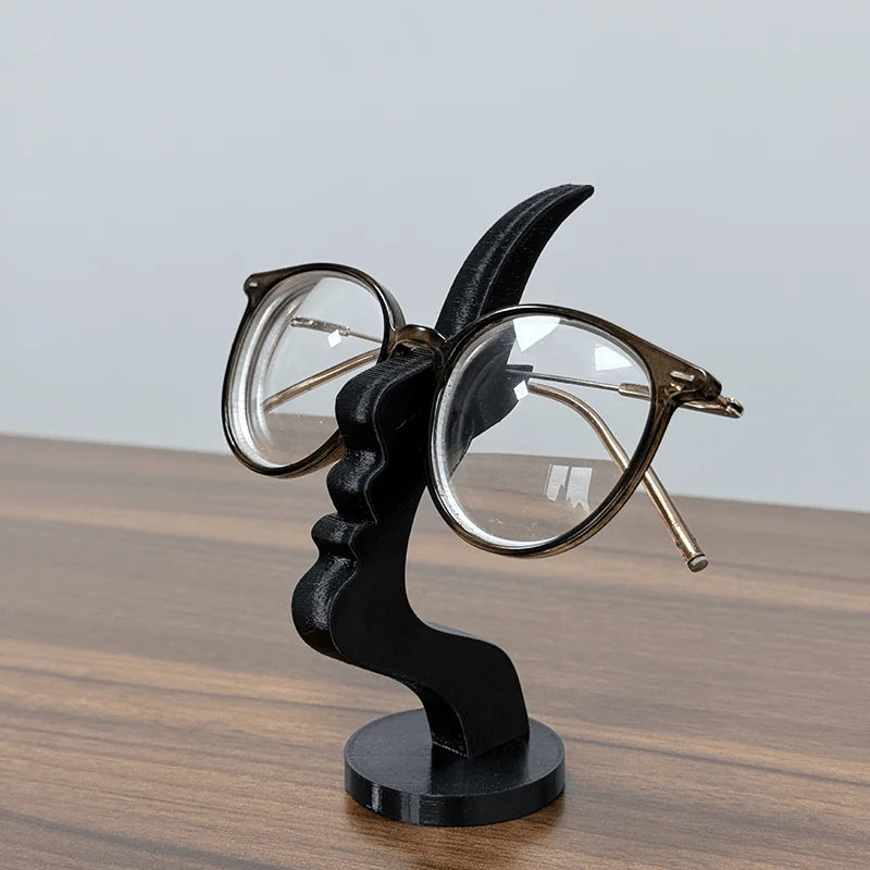 Soporte para Gafas con Forma de Cara – Decoración de Escritorio 3D