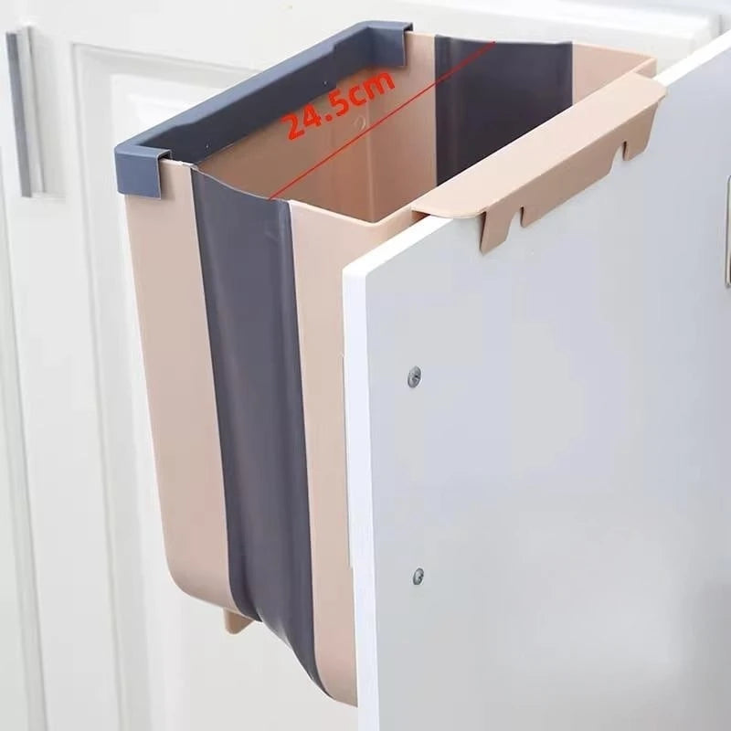 Cubo de Basura Plegable con Gancho