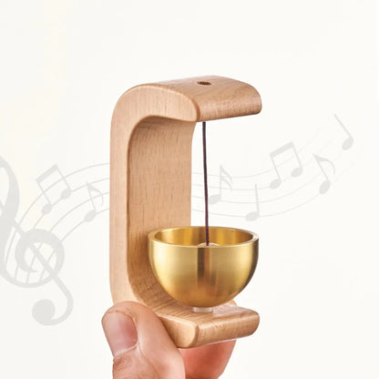 Campanilla de Viento Japonesa de Madera – Timbre Decorativo para Puerta y Hogar
