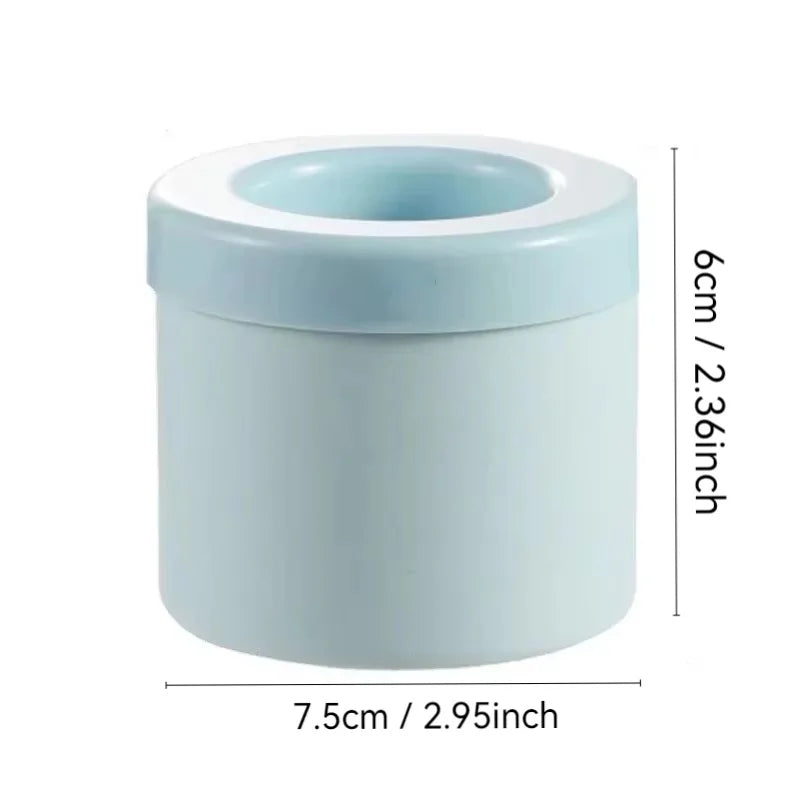 Molde de Hielo de Silicona Cilíndrico – Cubitos Redondos 1,3 cm para Cócteles y Bebidas