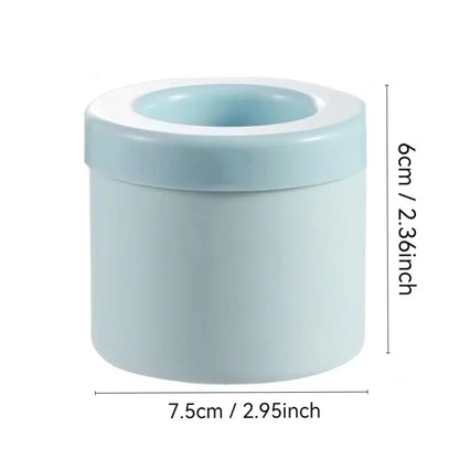 Molde de Hielo de Silicona Cilíndrico – Cubitos Redondos 1,3 cm para Cócteles y Bebidas