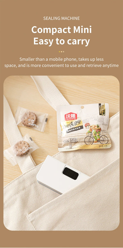Máquina Portatil de Sellado al Calor para Alimentos