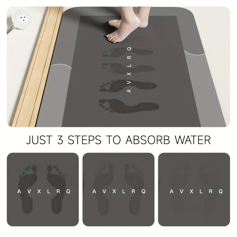 Alfombra de Baño Super absorbente y Secado Rápido