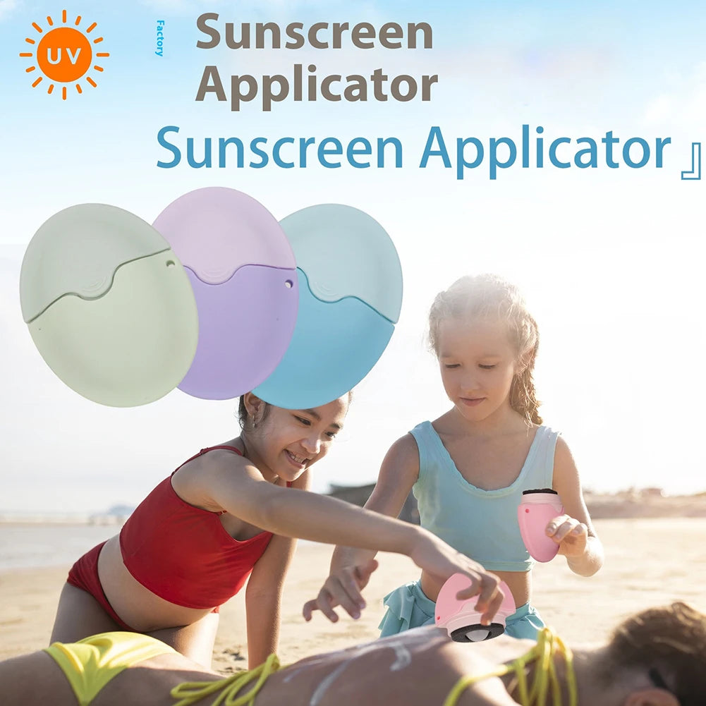 Aplicador Roller de Silicona para Protector Solar y Cremas